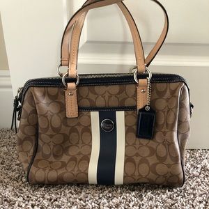 Coach leather handbag